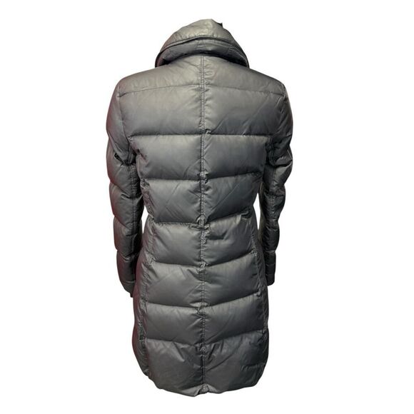 Theory Black Down Puffer Coat Jacket Medium Parka Size M - Picture 8 of 16